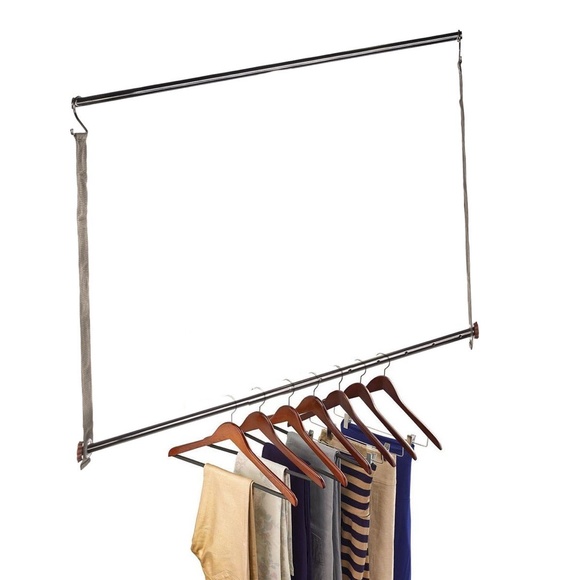 Closet doubling bar extendable hanging bar - Picture 2 of 6